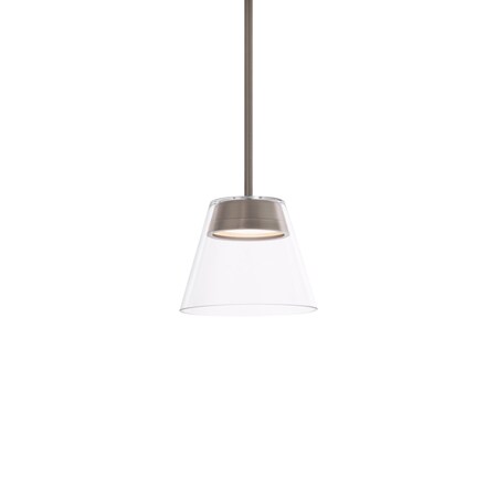 Dweled Chandra 7in LED Mini Pendant 3000K in Brushed Nickel PD-872